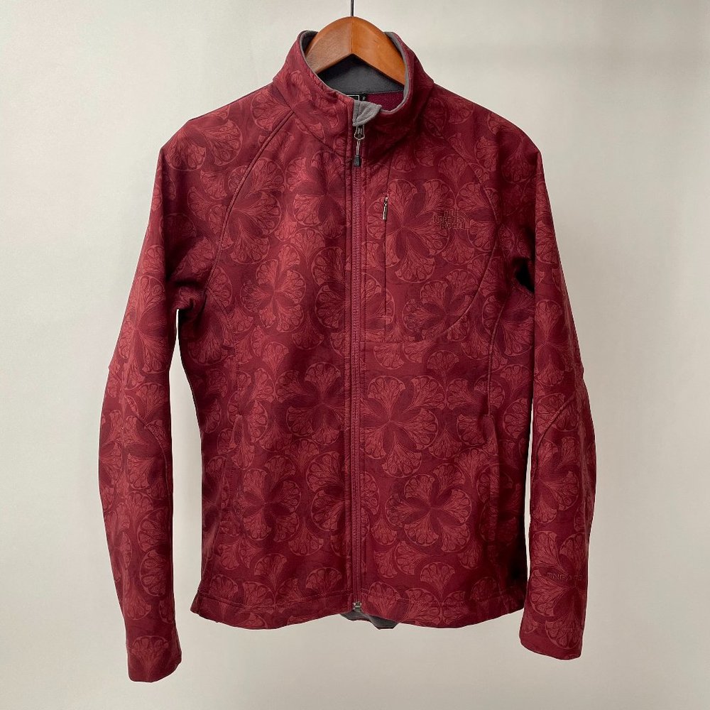 The North Face TNF APEX Softshell Jacket, Maroon, Size Large